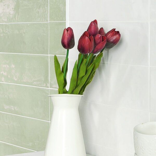 Eton Rustic Gloss Green Metro Tiles - Image 6