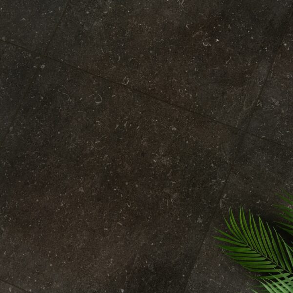 Ghent Black Matt Stone Effect 80x80 Wall and Floor Tiles - Image 5