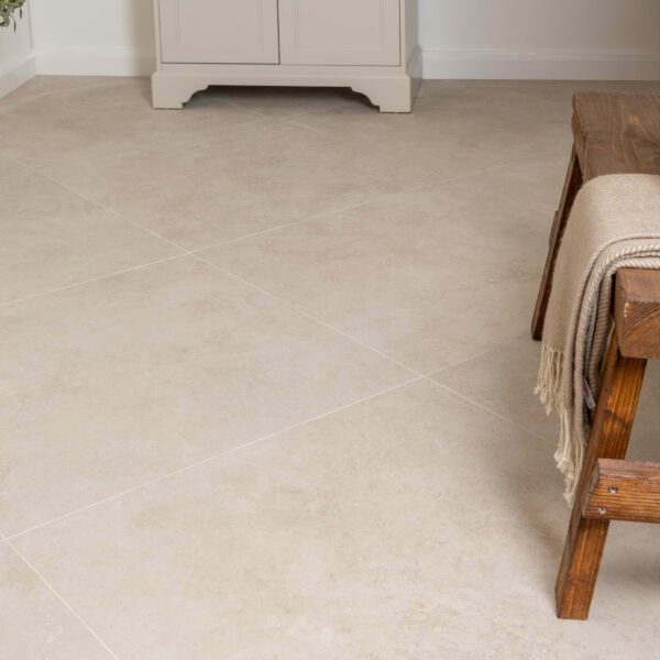 Vesta Cream Matt Travertine Effect Wall and Floor Tiles - Image 3