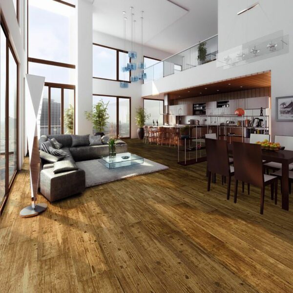 Royal Oak Plank Wood Effect Porcelain Floor Tiles - Image 9