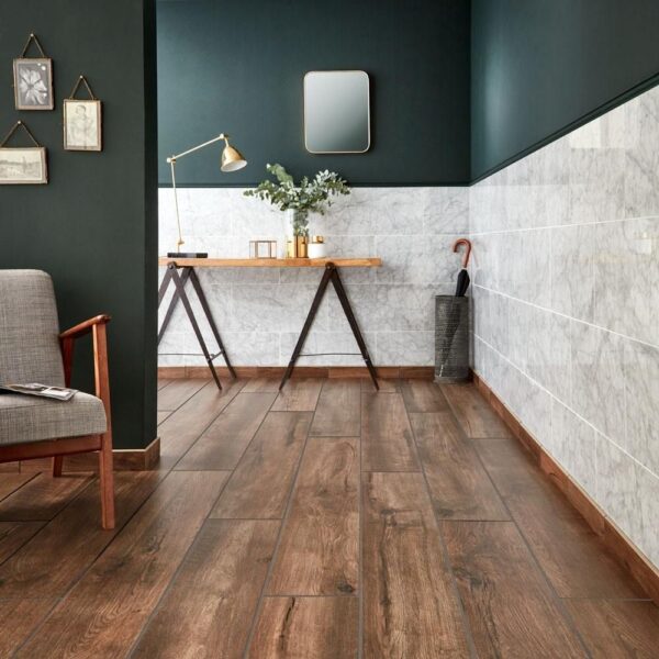 Muniellos Wood Effect Porcelain Floor Tiles 900x150 - Image 3