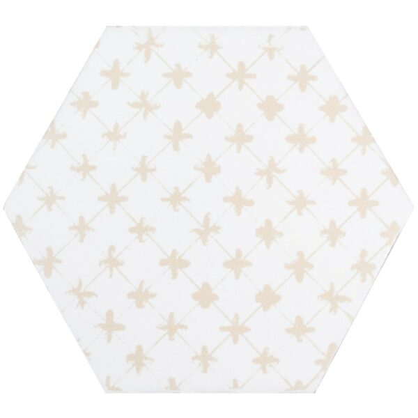 Souk Cream Patchwork Hexagon Tiles - Image 4