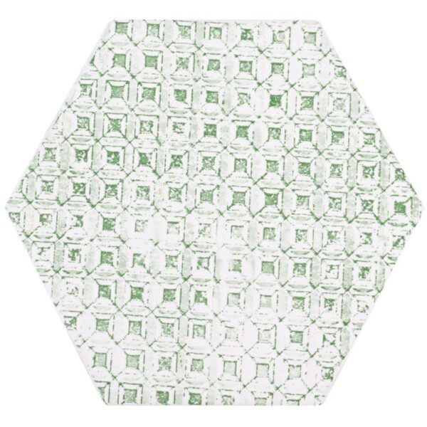 Souk Green Patchwork Hexagon Tiles - Image 2