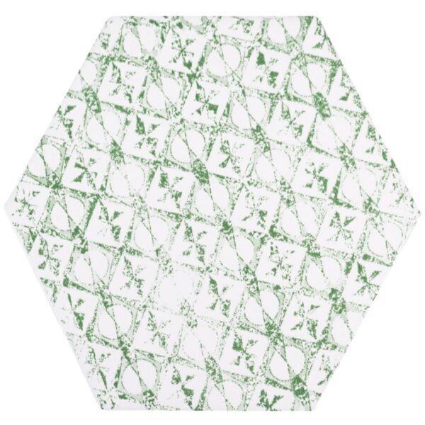 Souk Green Patchwork Hexagon Tiles - Image 5