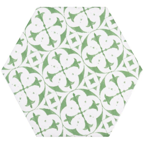 Souk Green Patchwork Hexagon Tiles - Image 6