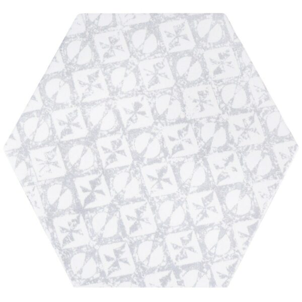 Souk Patchwork Hexagon Grey Patterned Matt Wall and Floor Tiles - Image 4