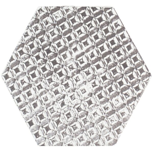 Souk Black Patchwork Hexagon Tiles - Image 3