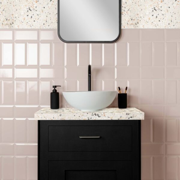 Angel Gloss Pink Metro Tiles