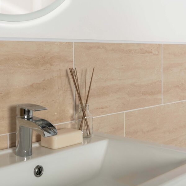 Athena Ivory Travertine Effect Wall Tiles - Image 3