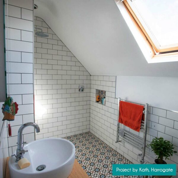 Flat Ceramic Chalk Farm Matt White Metro Tiles - Image 13