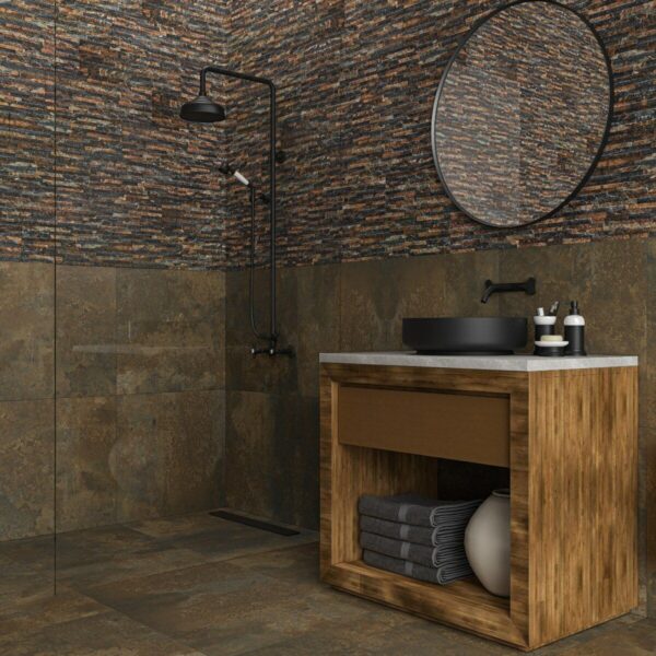 Isidora Magma Thin Splitface Effect Tiles