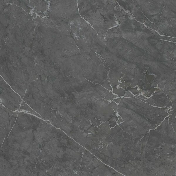 Belvedere Dark Grey Marble Effect 600x600 Tiles - Image 2