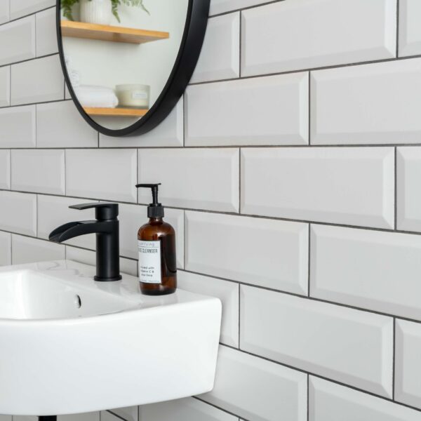 Blanc White Matt Large Metro 300x100 Wall Tiles - Image 4