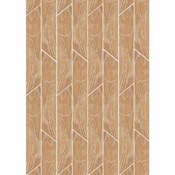 Bonsai Chevron Hazel Wood Effect Porcelain Floor Tiles - Image 7