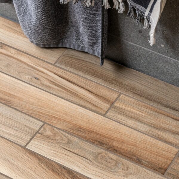 Bosco Castagno Wood Effect Porcelain Floor Tiles - Image 10