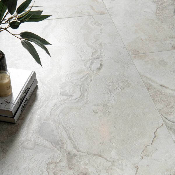 Candy Grey Matt 1200x600 Marble Effect Tiles - Image 4