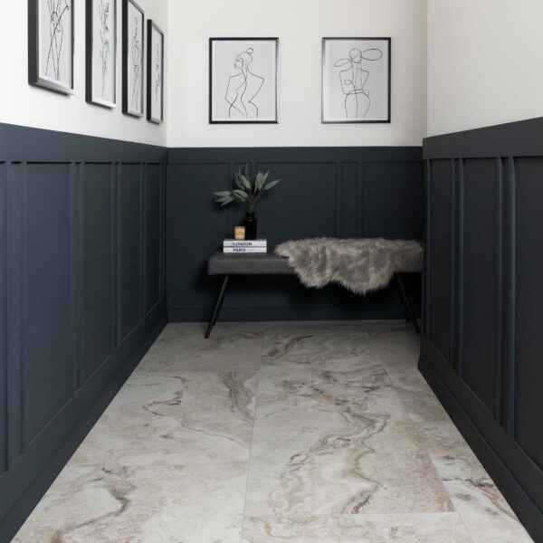 Candy Grey Matt 1200x600 Marble Effect Tiles - Image 5