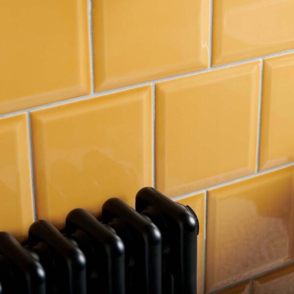 Capsule? Yellow Gloss Bevelled 150x150 Wall Tiles - Image 6