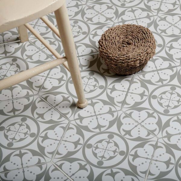 Kendal Hexagon Grey Satin Pattern Wall and Floor Tiles - Image 5