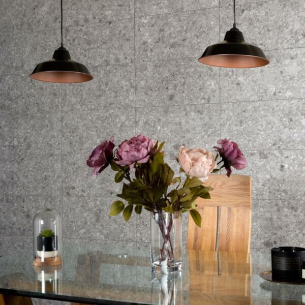 Troverta Ceppo Grey Matt Terrazzo Effect Wall and Floor Tiles