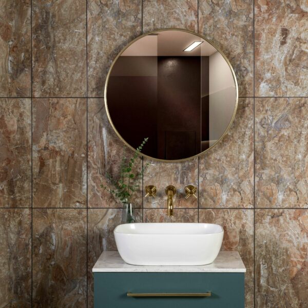 Cherish French Bistre Gloss Marble Effect Tiles - Image 6