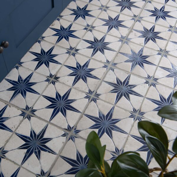 Cinders? Lux Star Azure Layer Tech Pattern Tiles