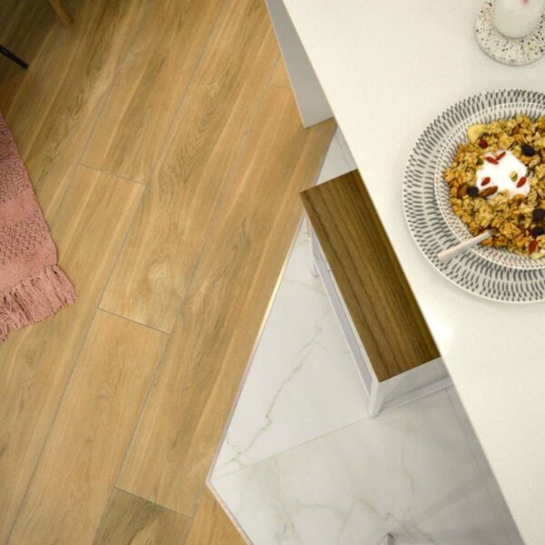 Tiveden Beige Wood Effect Porcelain Floor Tiles - Image 5