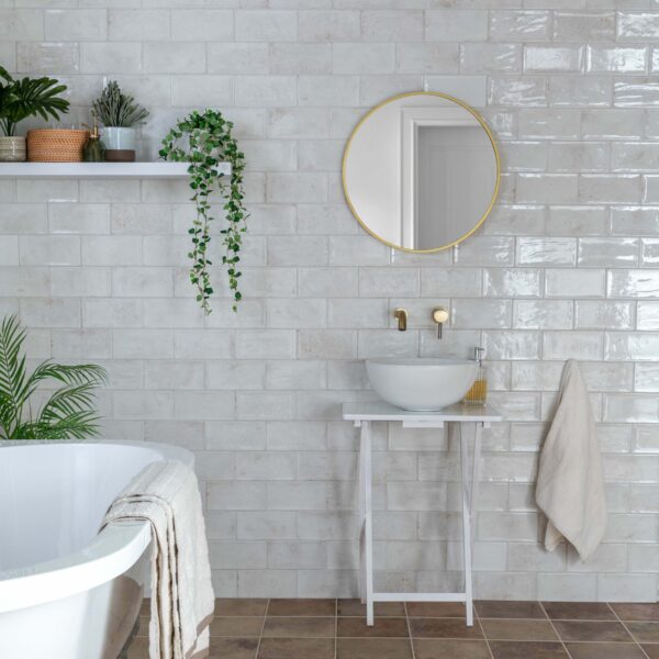 Farringdon White Gloss Metro Wall Tiles