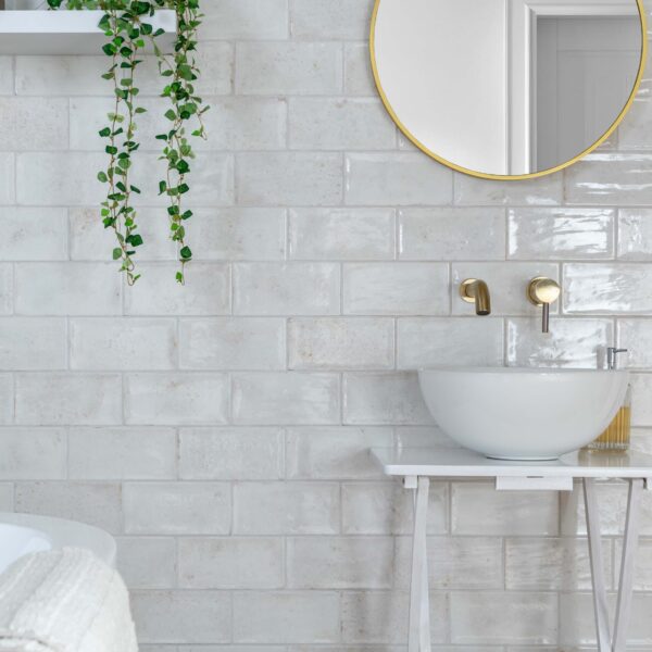 Farringdon White Gloss Metro Wall Tiles - Image 6