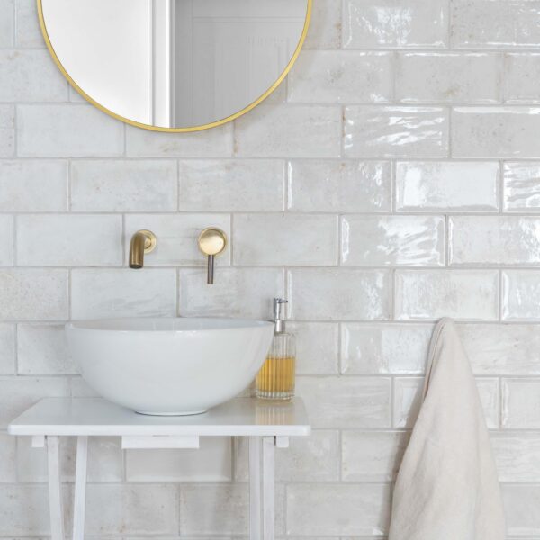 Farringdon White Gloss Metro Wall Tiles - Image 3