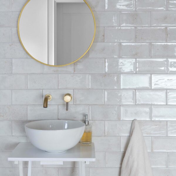 Farringdon White Gloss Metro Wall Tiles - Image 5