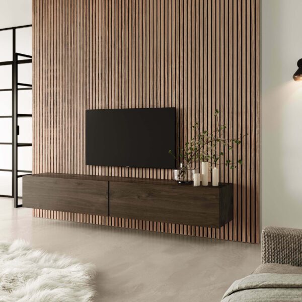 Trepanel Autumn Brown Oak Acoustic Wood Wall Panels - Image 3