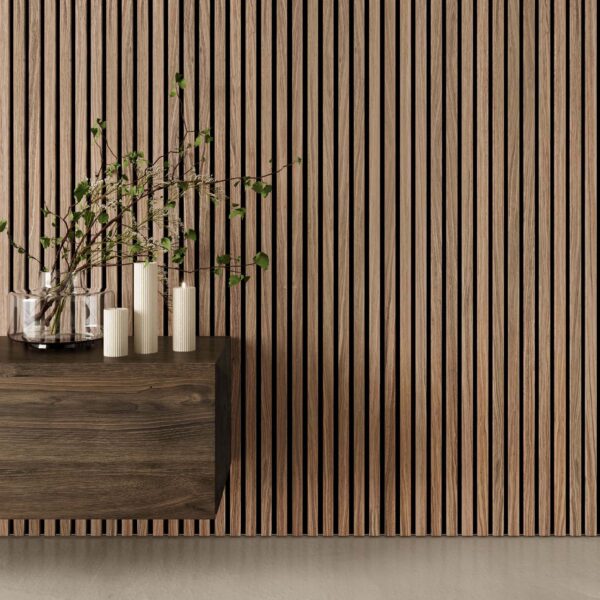 Trepanel Autumn Brown Oak Acoustic Wood Wall Panels - Image 5