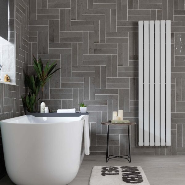 Faith Grey Gloss Wall and Floor Tile - Image 3