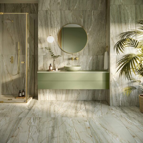 Falls Green Marble Effect Tiles