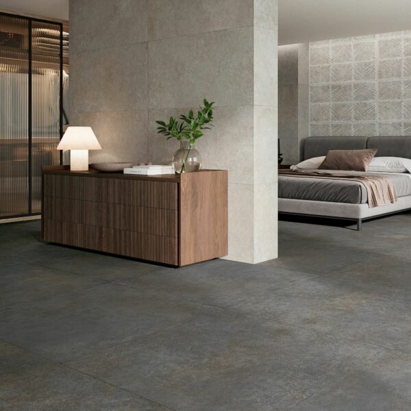 Ambleside Dark Grey Matt Stone Effect Wall and Floor Tiles - Image 3