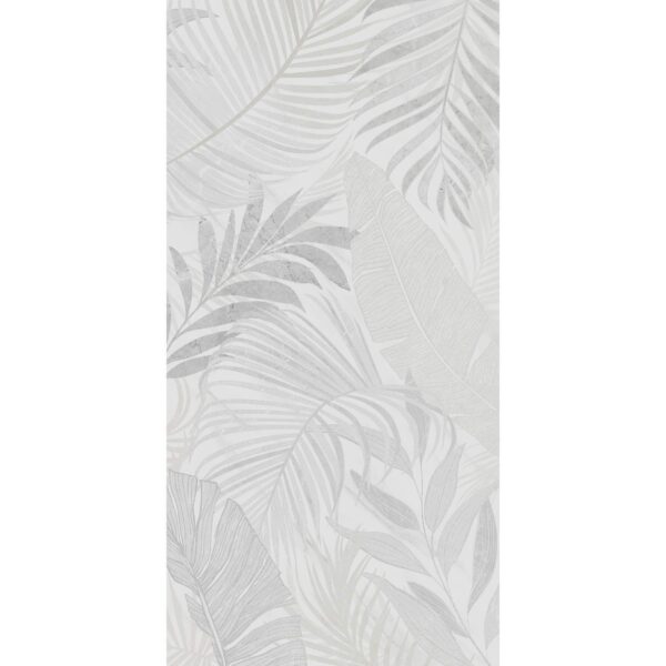 Signature Floral White Matt Patterned Wall Tiles - Image 6