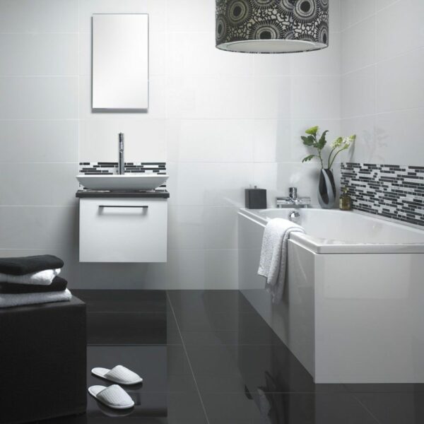 Devine Gloss White Wall Tiles - Image 3