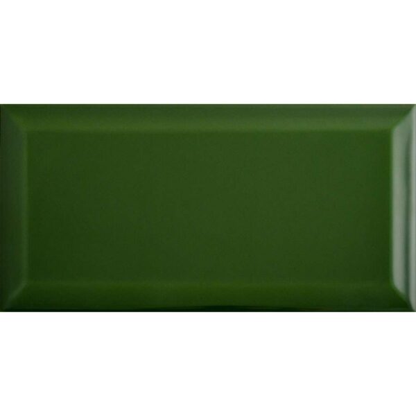 Park Green Ceramic Gloss Mini Metro Tiles - Image 2