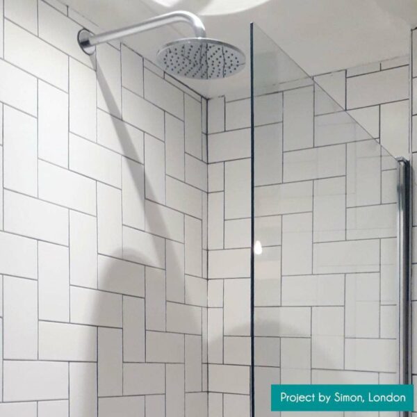 Flat Ceramic Chalk Farm Matt White Metro Tiles - Image 19