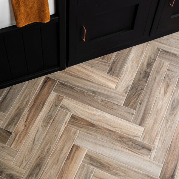 Bosco Castagno Wood Effect Porcelain Floor Tiles - Image 8