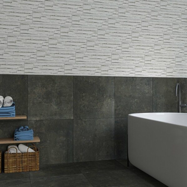 Isidora Blanco Thick Splitface Effect Tiles