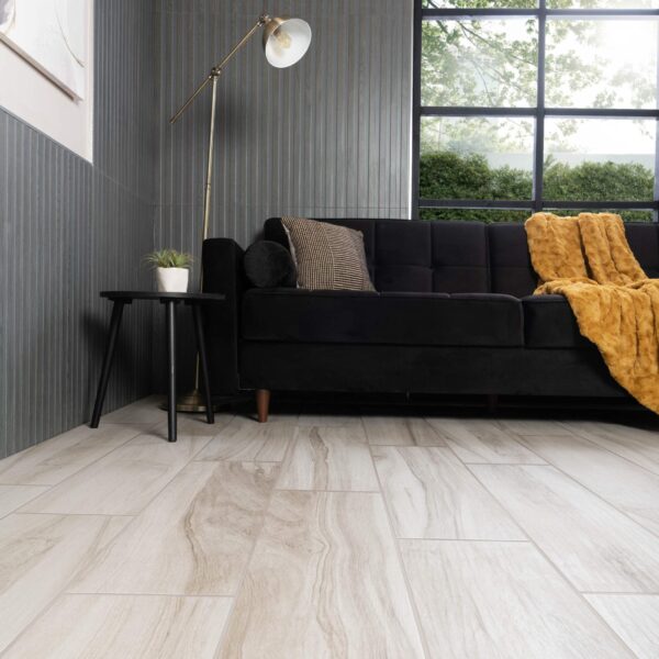 Elder Grey Wood Effect Ceramic Floor Tiles - Image 4