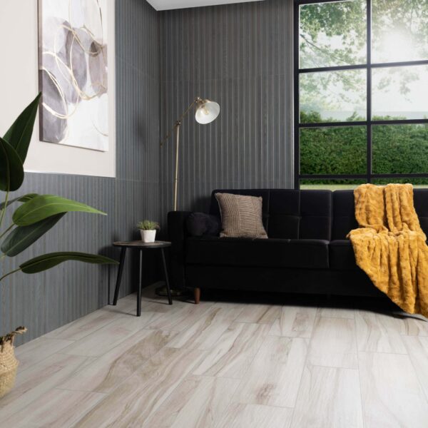 Elder Grey Wood Effect Ceramic Floor Tiles - Image 6