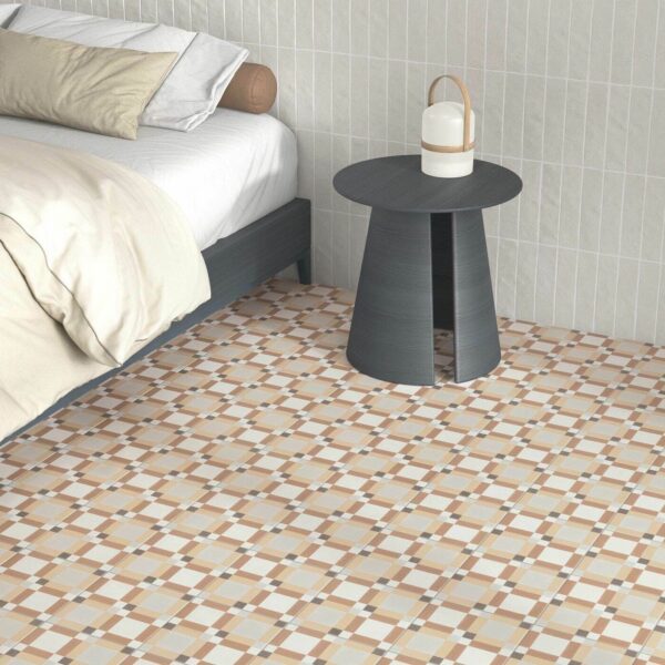 Kandi Butterscotch Pattern Wall and Floor Tiles