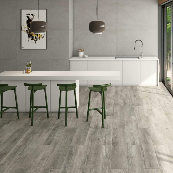 Madera Smoke Grey Matt Wood Effect Floor Tiles