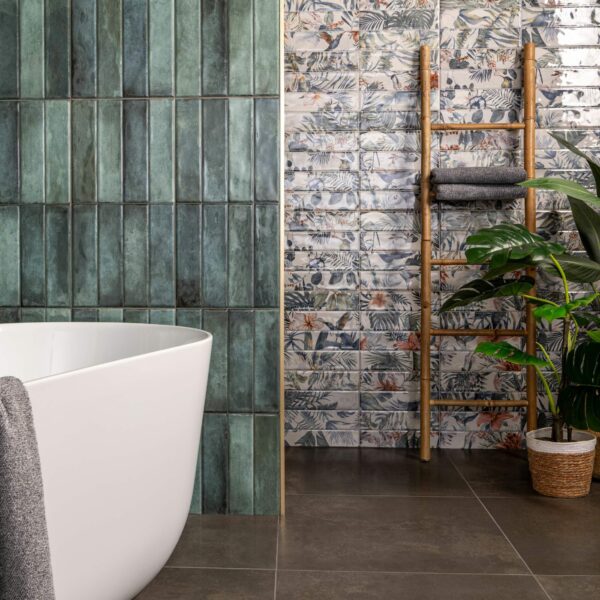 Lazio Multicolour Gloss Patterned Wall Tiles - Image 6