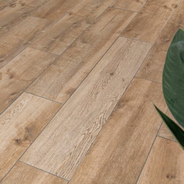 Madagascan Ipil Oak Wood Effect Porcelain Floor Tiles - Image 3