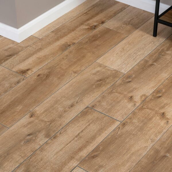 Madagascan Ipil Oak Wood Effect Porcelain Floor Tiles - Image 5