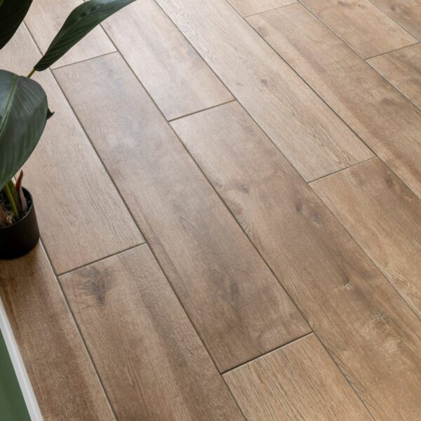 Madagascan Ipil Oak Wood Effect Porcelain Floor Tiles - Image 8